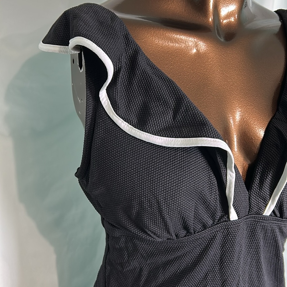 Tommy Bahama Island Cays Cabana Ruffled Tankini - Large - New - Picture 5 of 10
